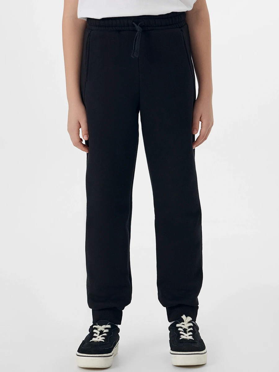 Брюки для мальчиков в черном оттенке